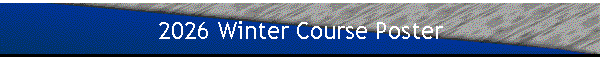 2026 Winter Course Poster